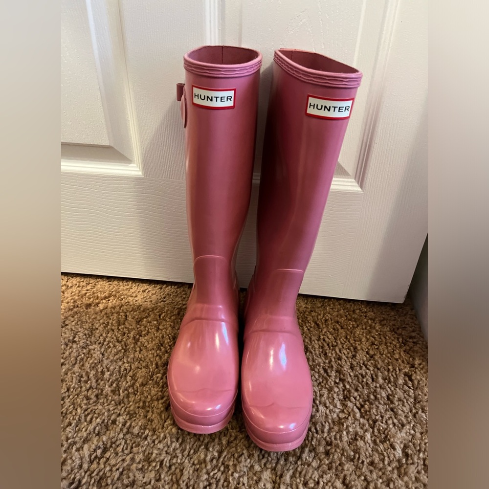 Hunter Rain Boots - Pink/Size 7